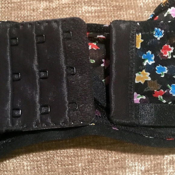 Free People Capri Demi Underwire Bra Black Size 32 - Picture 4 of 7